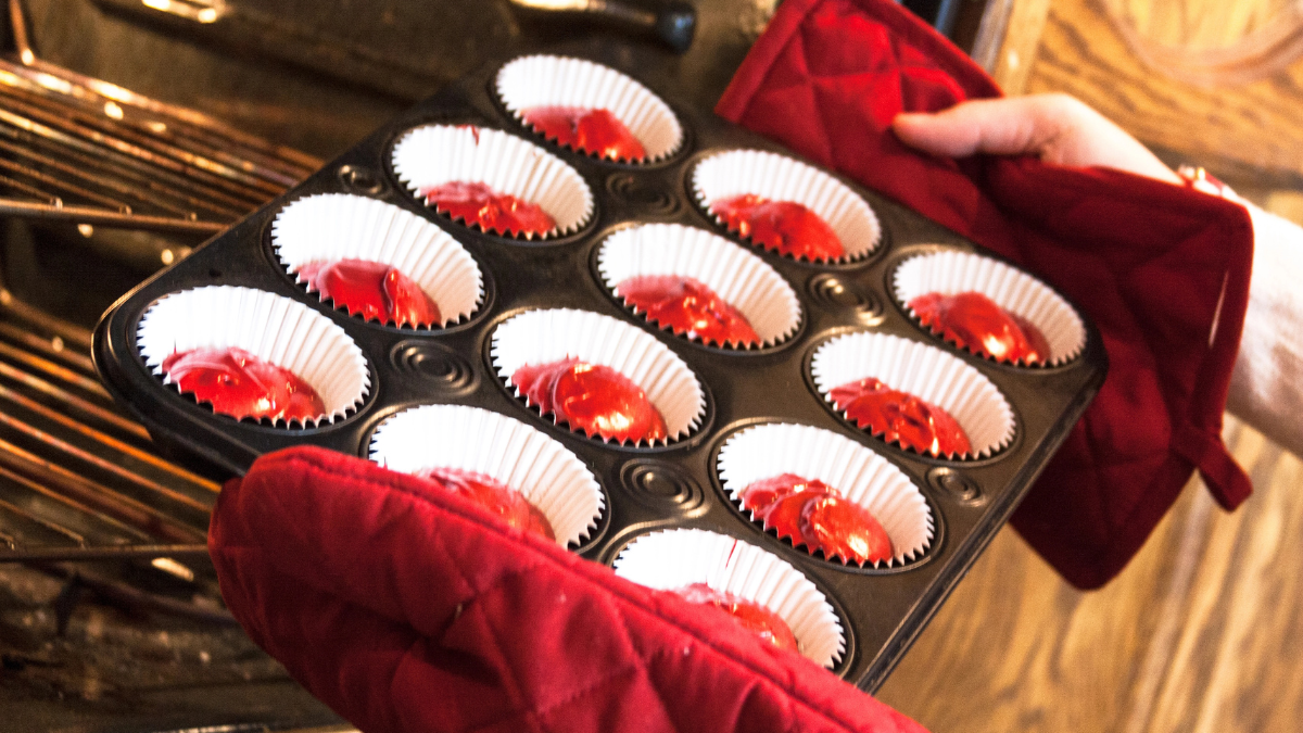 baking cupcakes