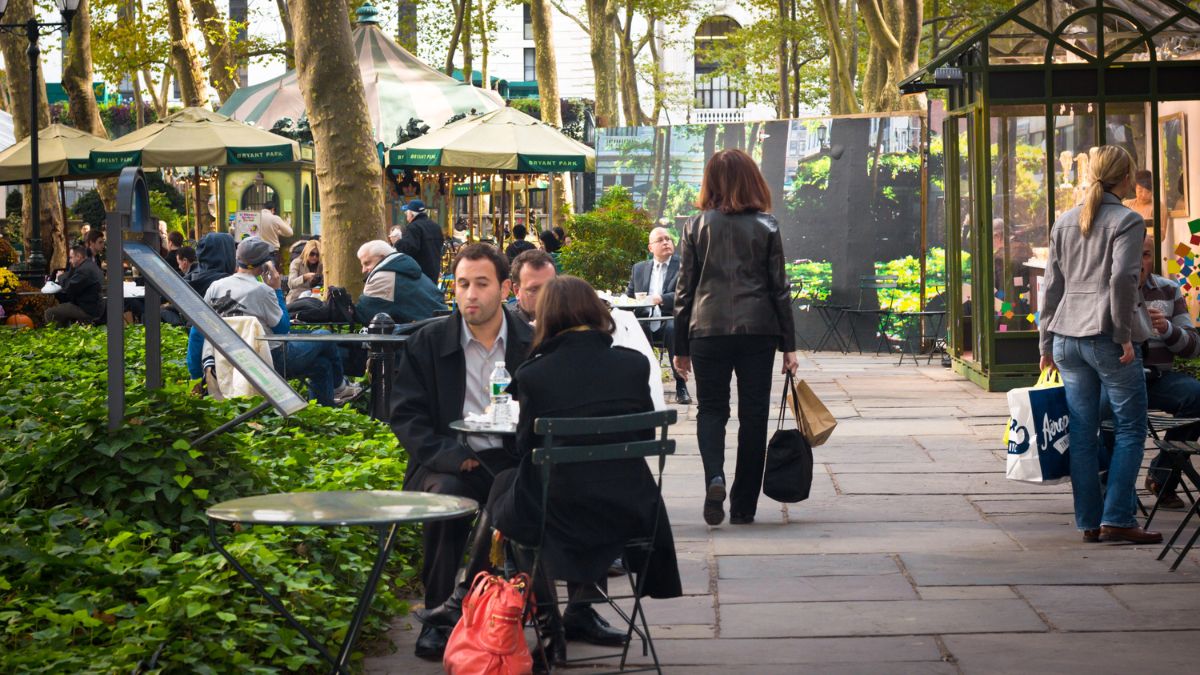 bryant park winter shops