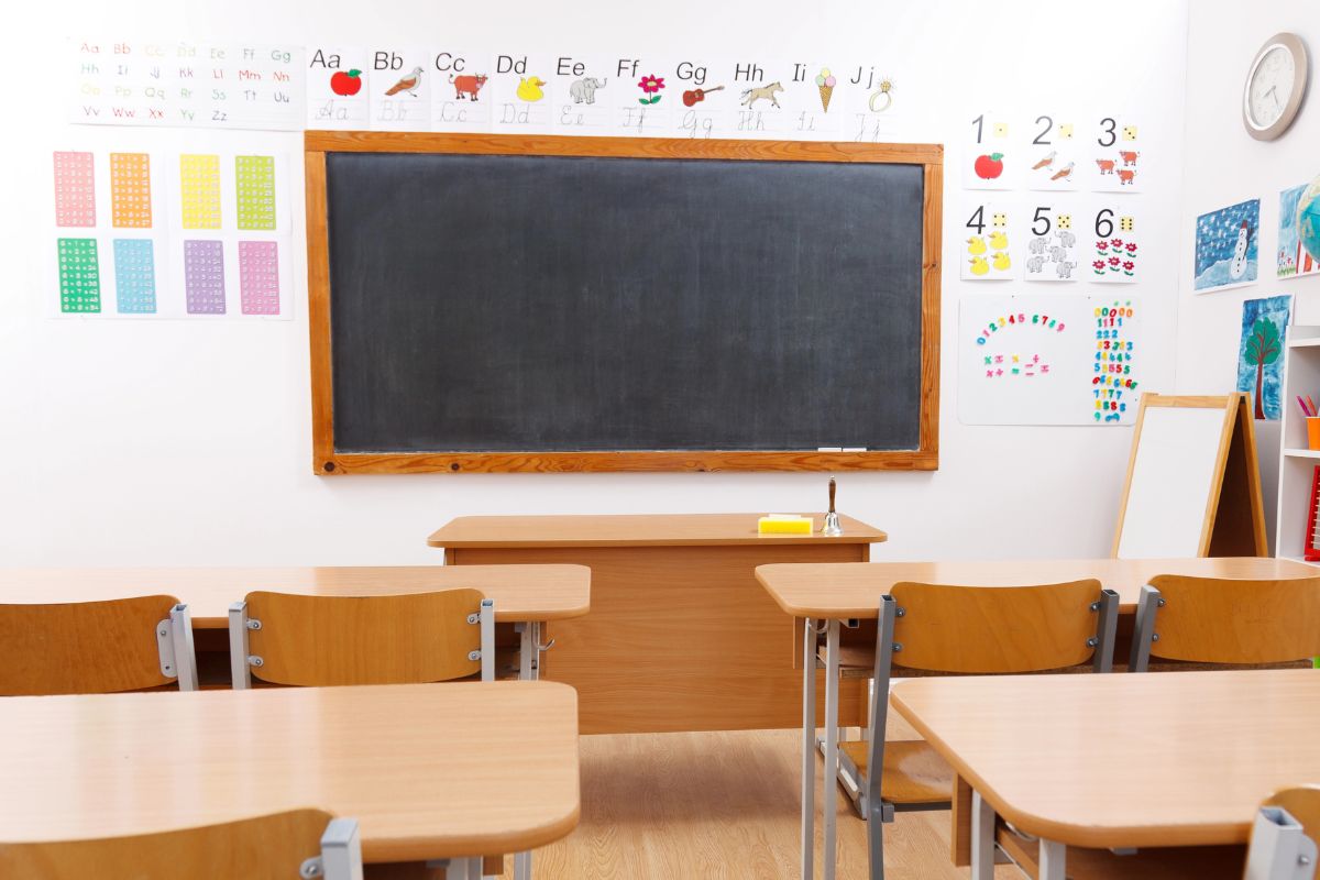 empty classroom