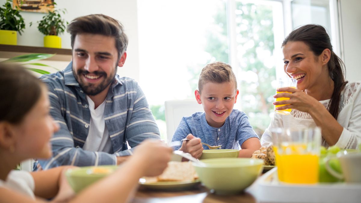 family breakfast