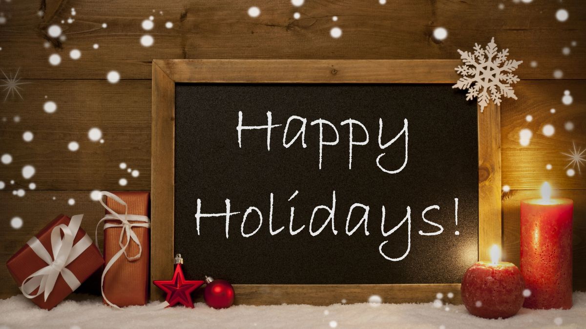 holiday sign