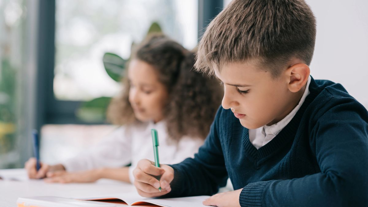 kids writing