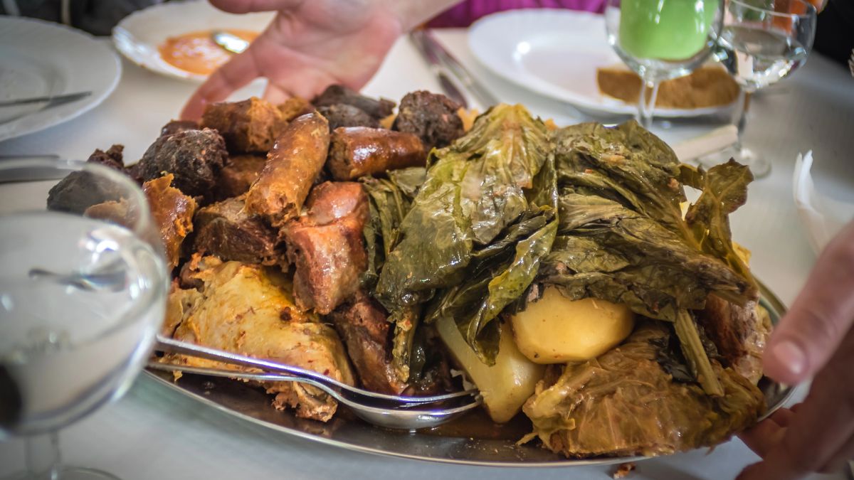 large dinner portion