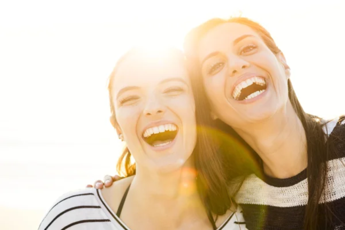 Friends Laughing