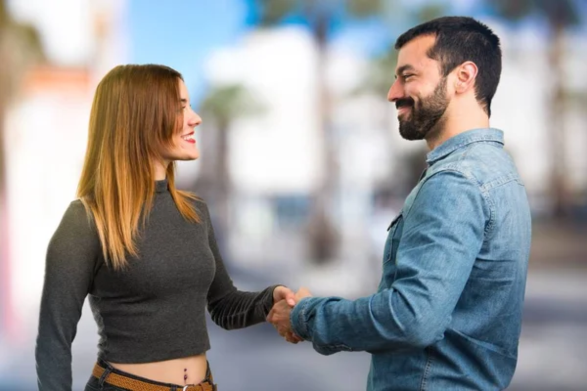 Man Woman Bokeh