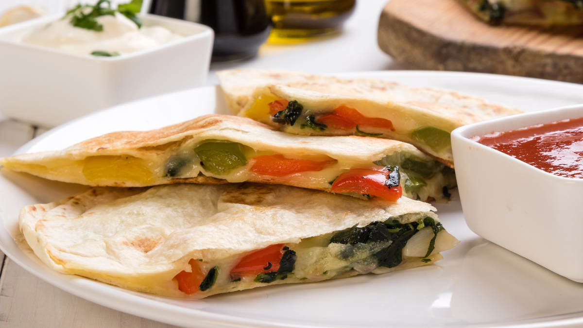 caprese quesadilla