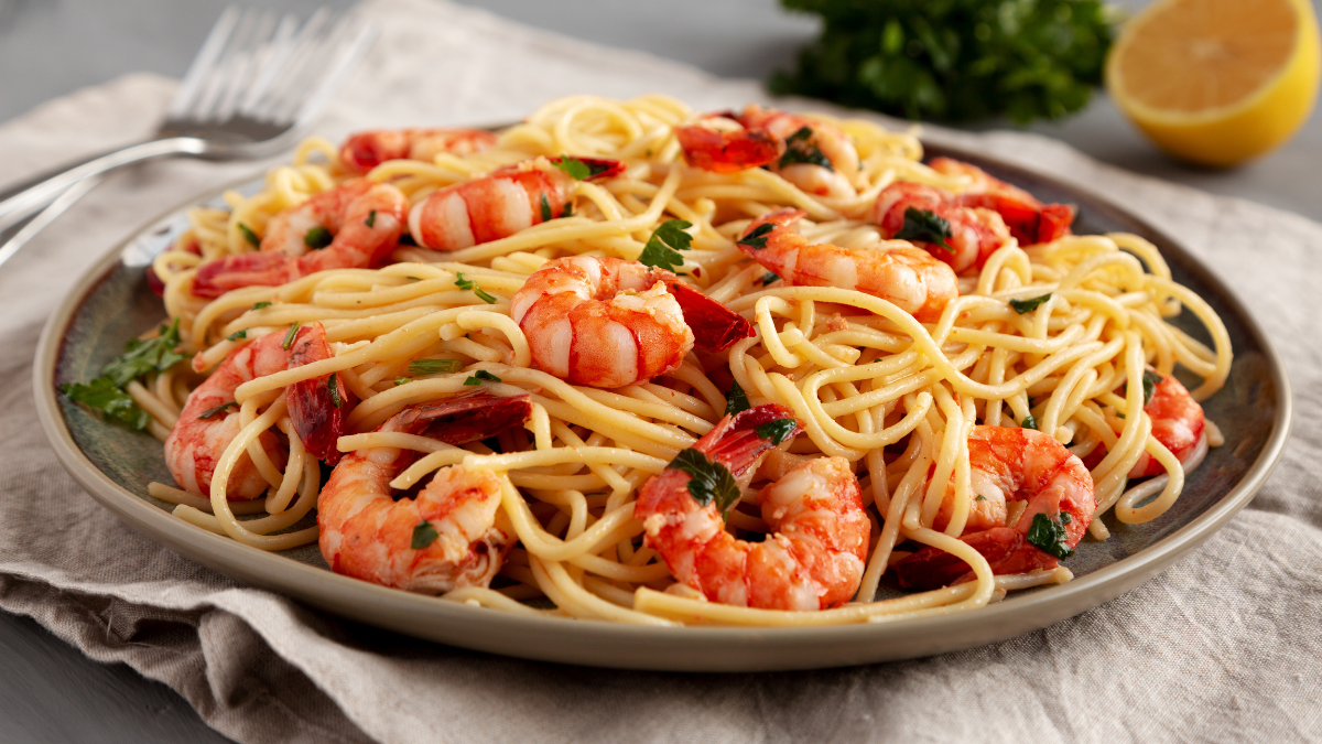 shrimp and pasta
