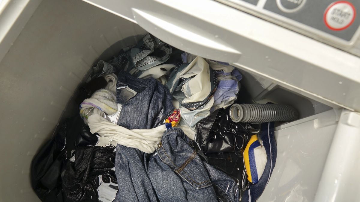 wet clothes in cabin