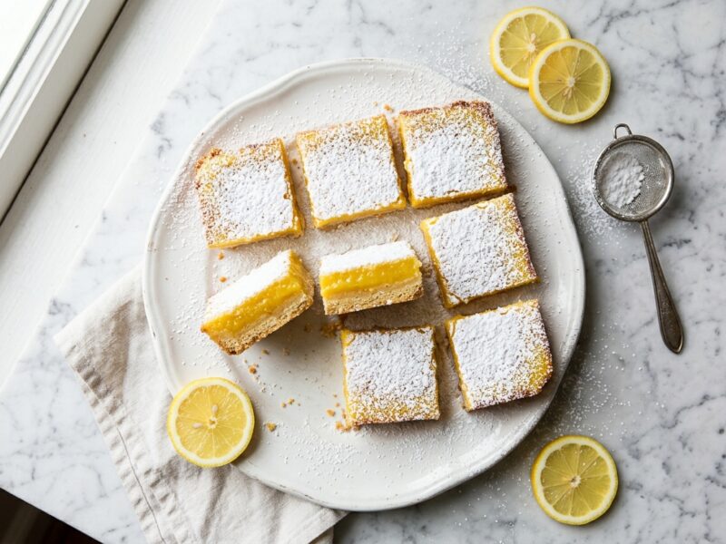 Lemon bars from scratch are worth every single step
