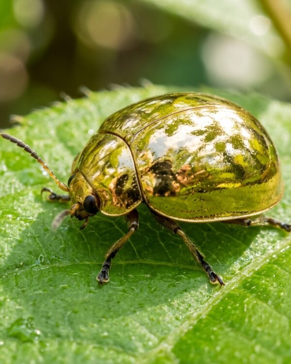 This tiny beetle looks exactly like a walking disco ball and I need science to explain it