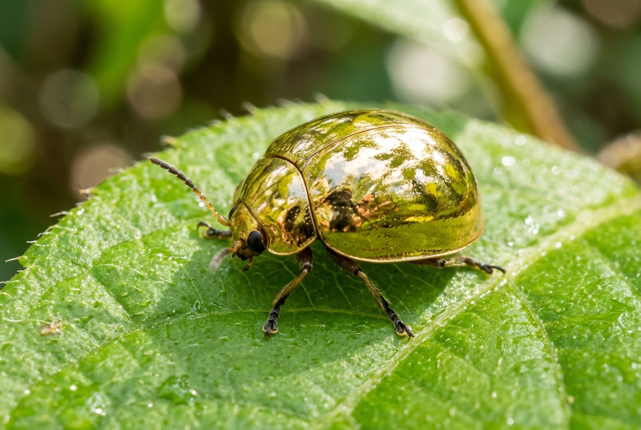 This tiny beetle looks exactly like a walking disco ball and I need science to explain it