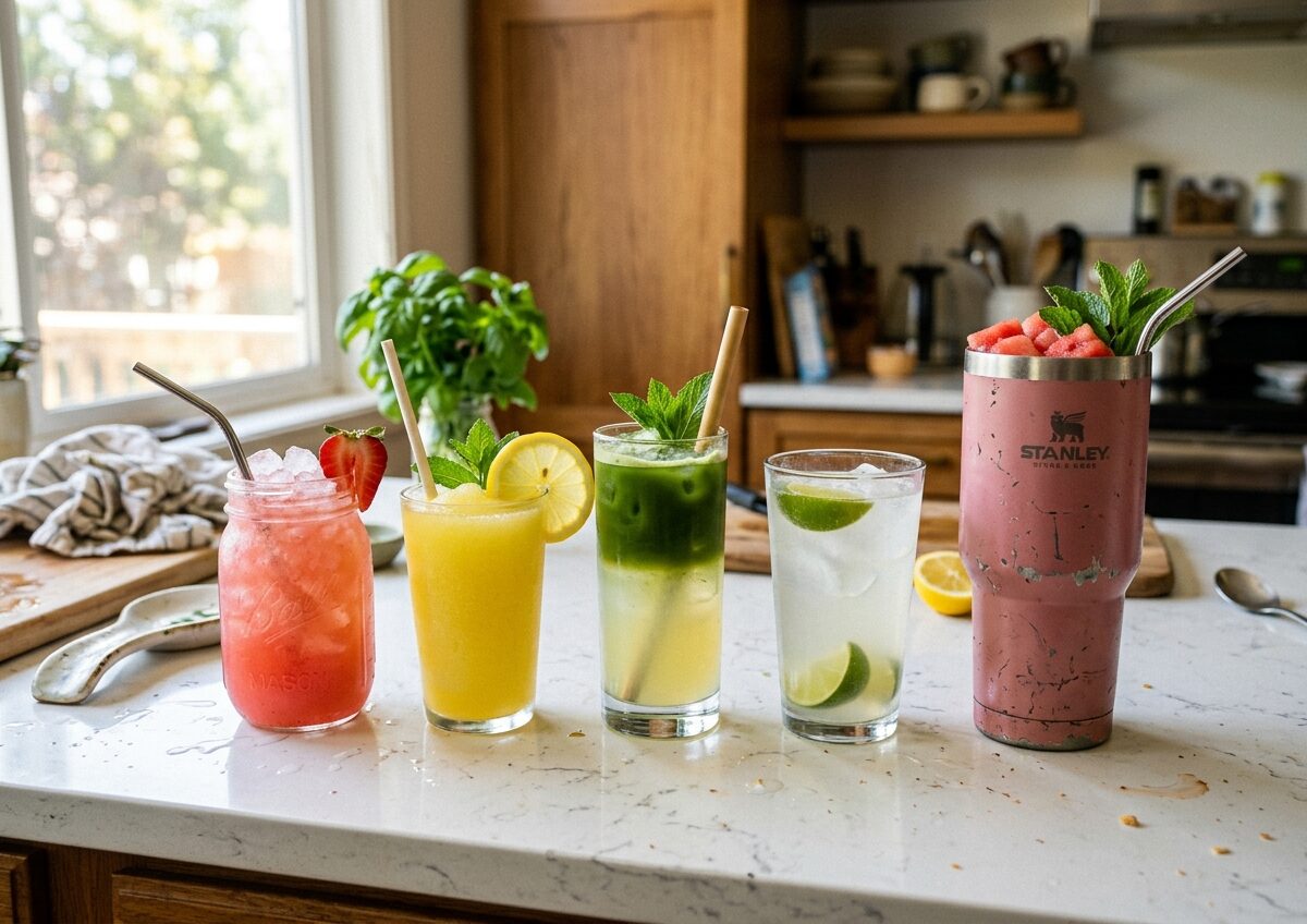 I tried 5 viral summer drink recipes so you don't have to