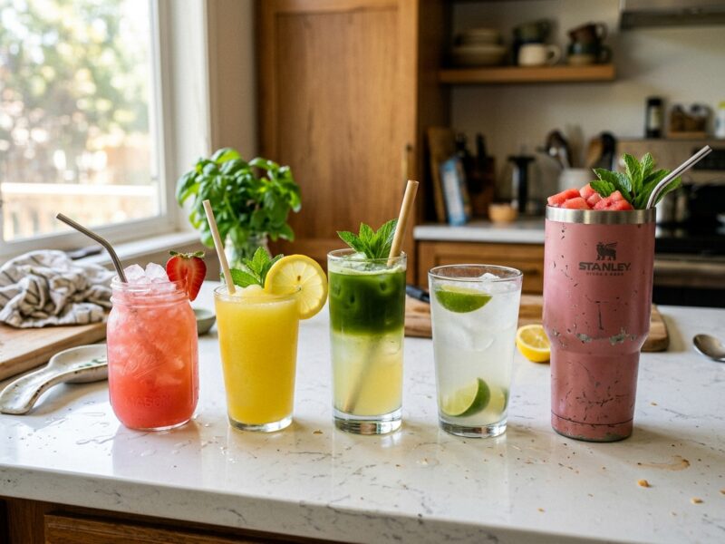 I tried 5 viral summer drink recipes so you don’t have to