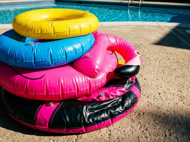 How to store custom pool floats so they actually survive the off-season
