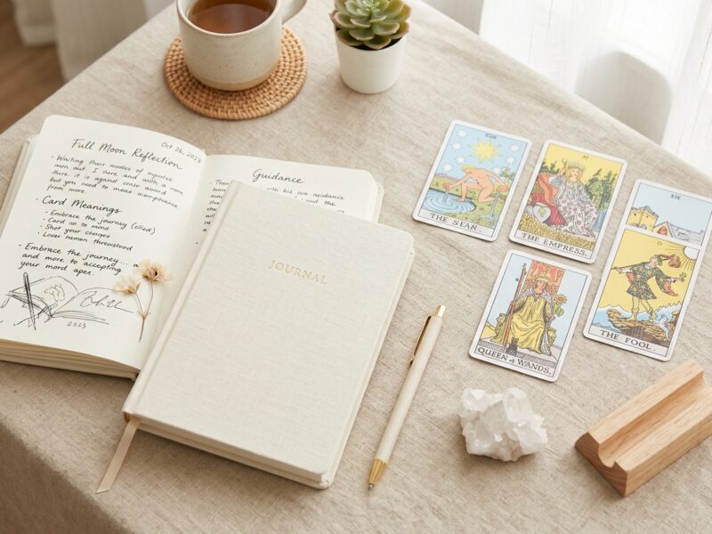 What is a tarot journal — and how do you actually use one?