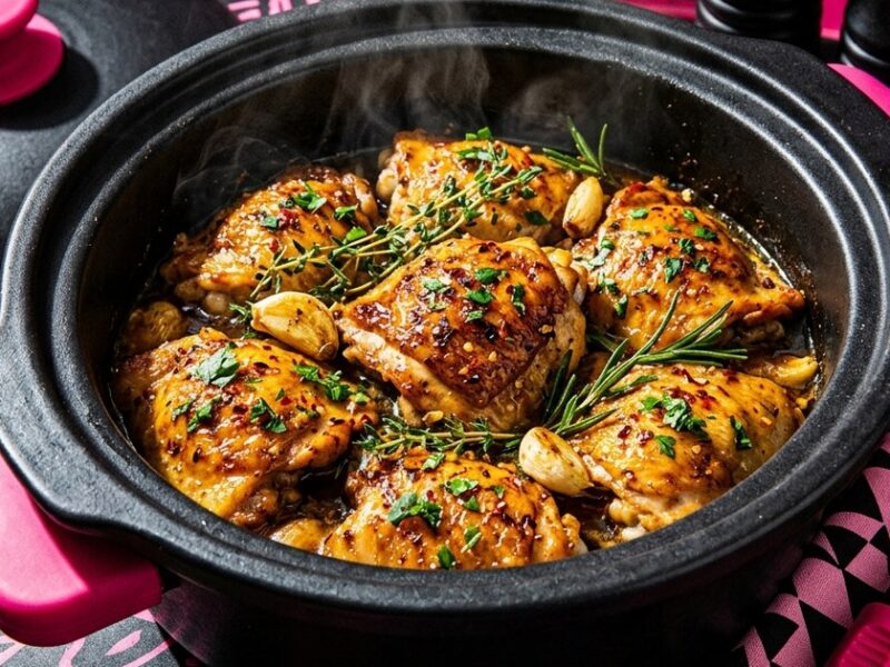This 30-minute crock pot chicken will save your weeknights
