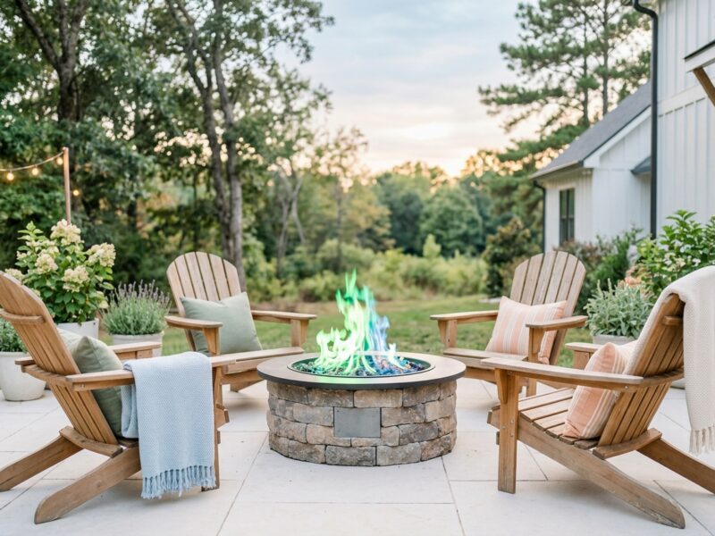 Fire pit flame color changers are real and they’re incredible