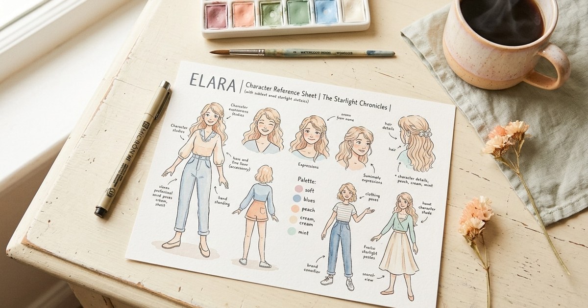 How to make a viral AI caricature character sheet that actually looks like you