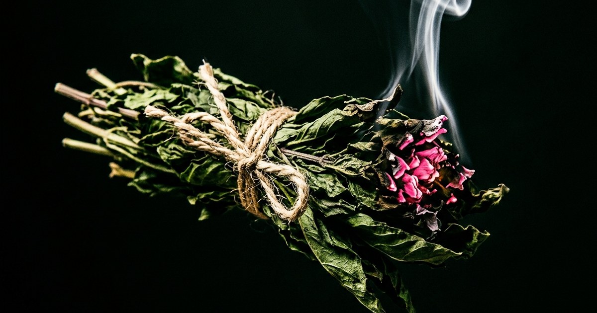Burning basil: what it actually does (and why people swear by it)