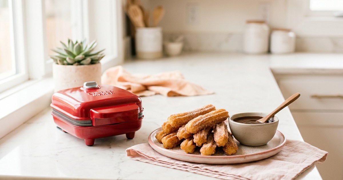 This churro maker lets you make fresh churros at home in literal minutes
