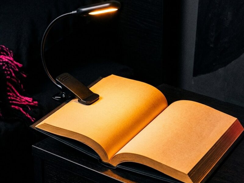 This clip-on book light lets you read at 2am without waking anyone up