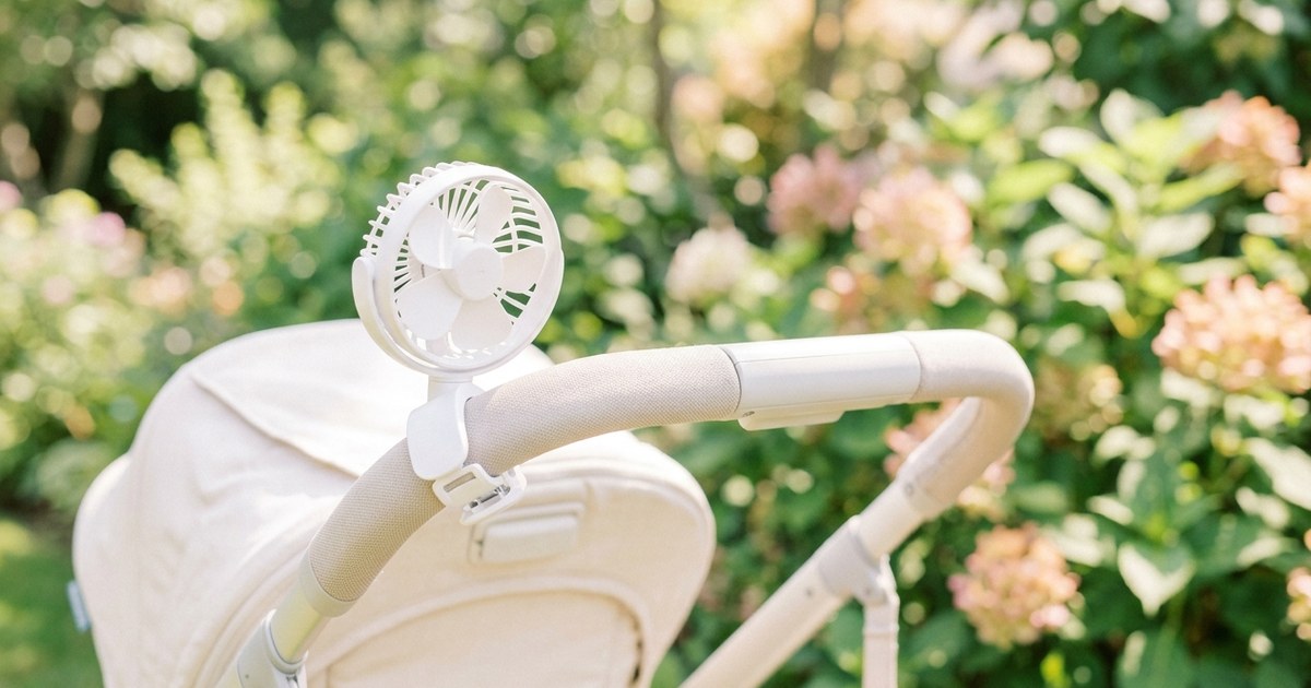 This clip-on stroller fan is small, cheap, and has no business being this good