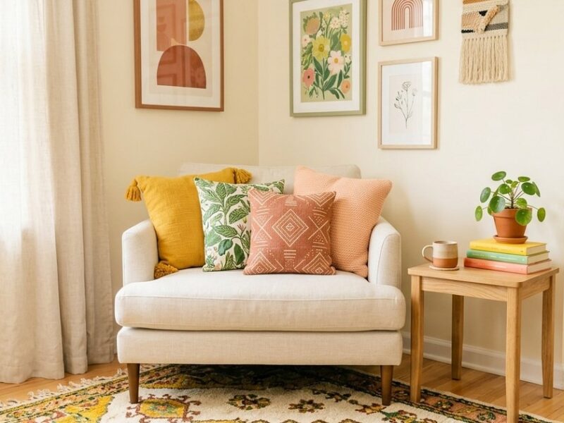 Color makes me happy and I refuse to decorate otherwise