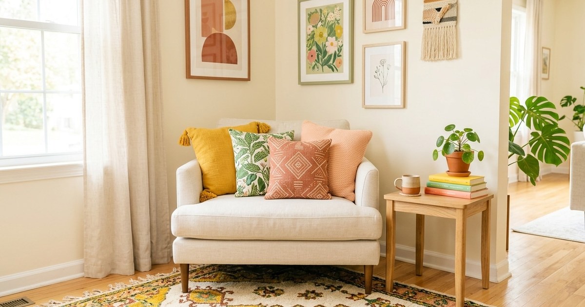 Color makes me happy and I refuse to decorate otherwise