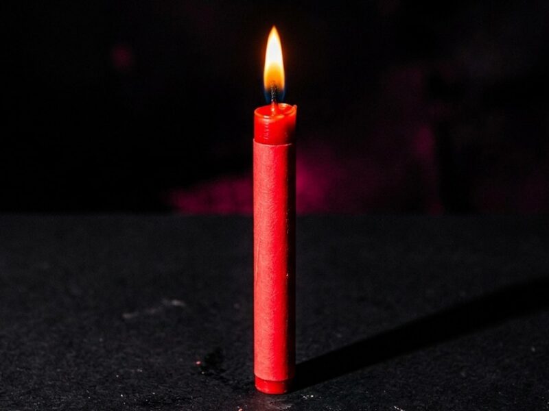 A crayon burns for 30 minutes — and that’s actually useful to know