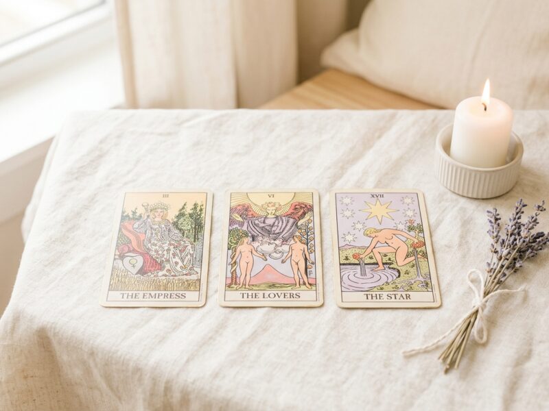 How to read a 3 card tarot spread (even if you’re brand new)
