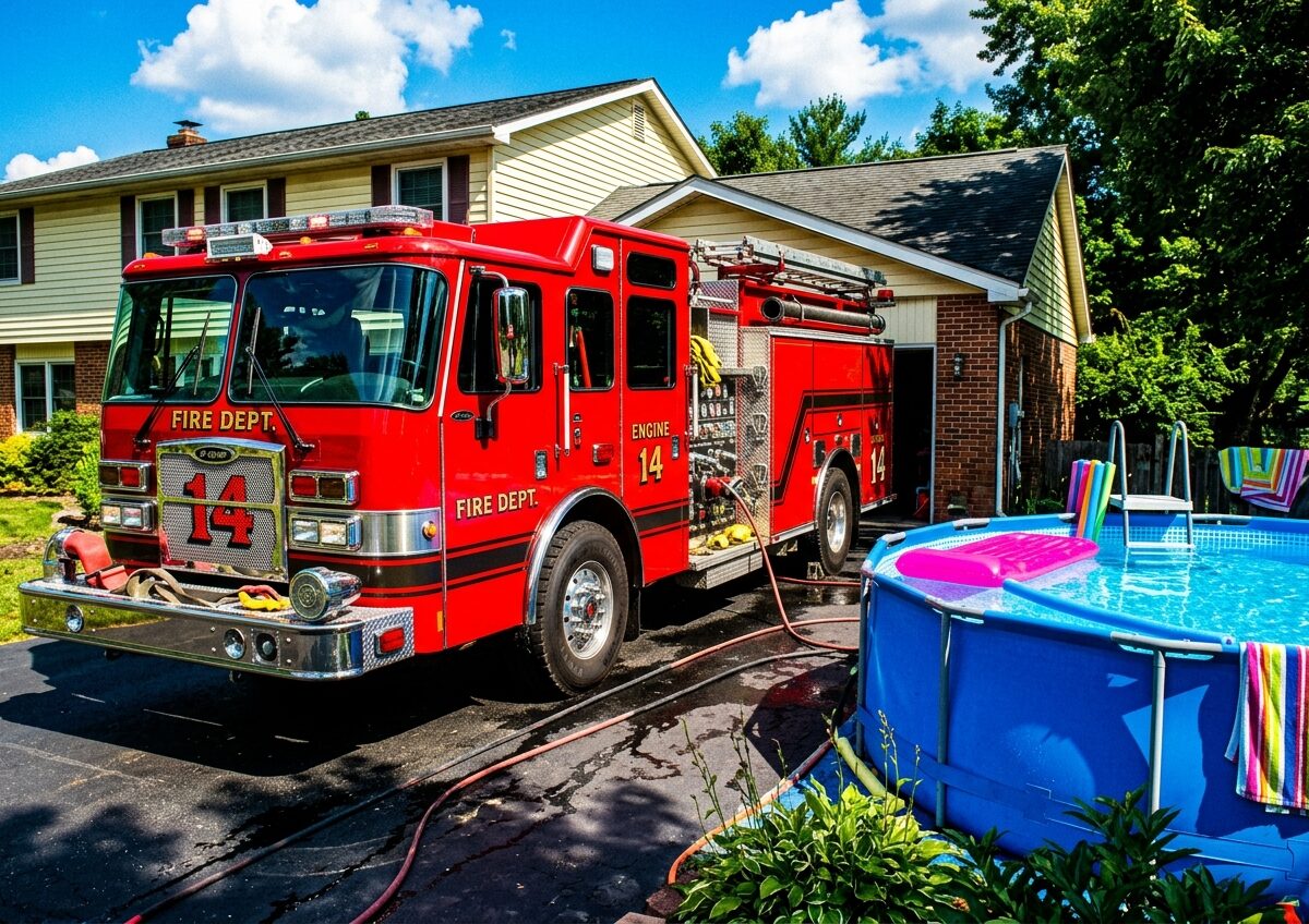 Will the fire department fill your pool? Here's the actual answer.