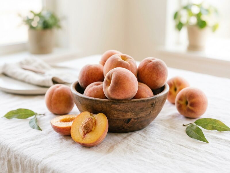 Peaches are perfect and I will not be taking questions