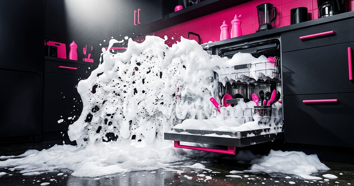 What actually happens when you put dish soap in a dishwasher
