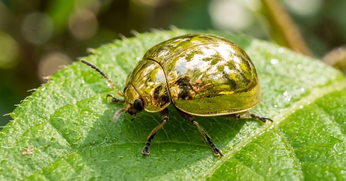 This tiny beetle looks exactly like a walking disco ball and I need science to explain it