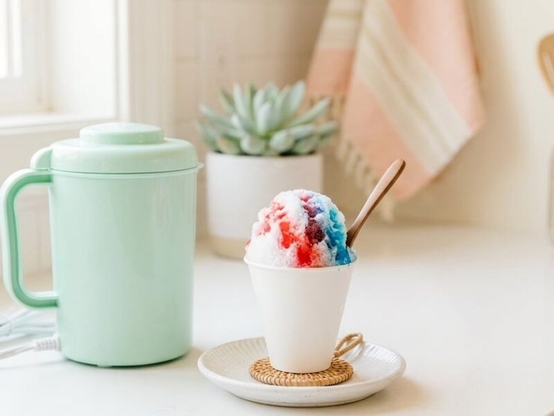 This handheld snow cone maker costs less than one stadium snow cone