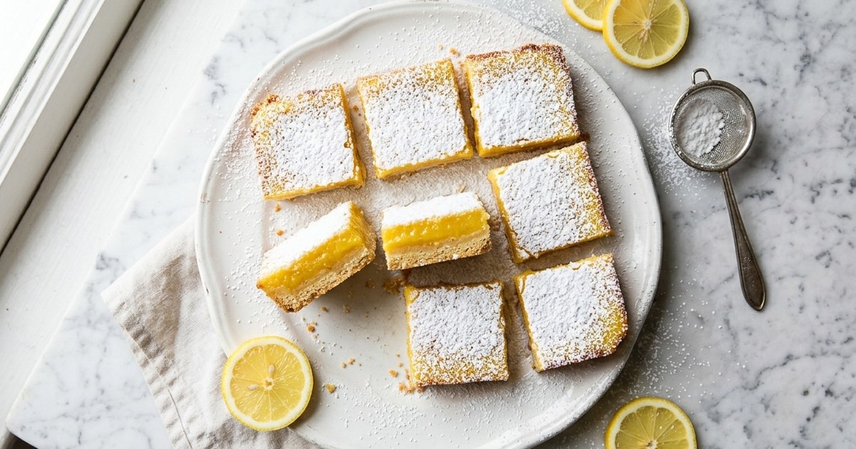 Lemon bars from scratch are worth every single step