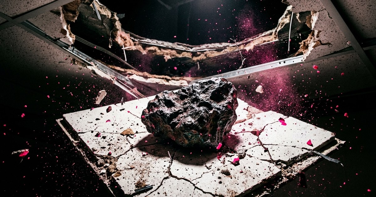 Space rocks crashed through a New Jersey home and I have so many questions