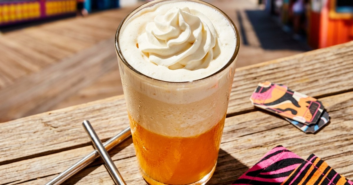 how to order the Starbucks Orange Dreamsicle Float