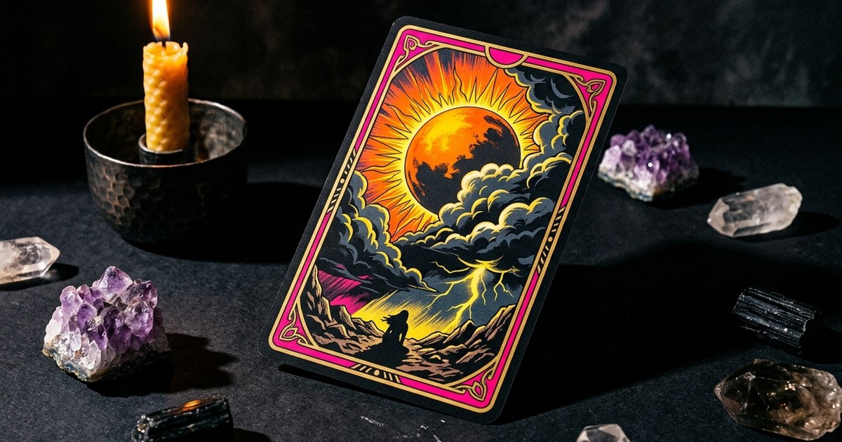 The sun reversed in tarot: what it actually means for you