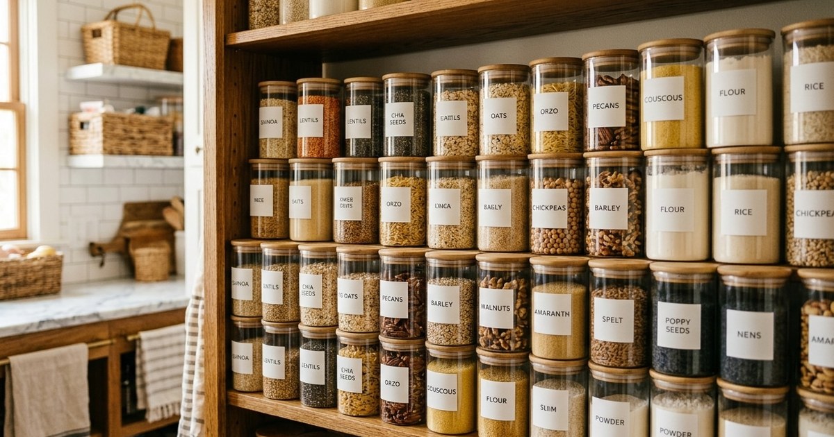 Nobody actually has 47 matching glass canisters in their pantry and I’m tired of pretending otherwise