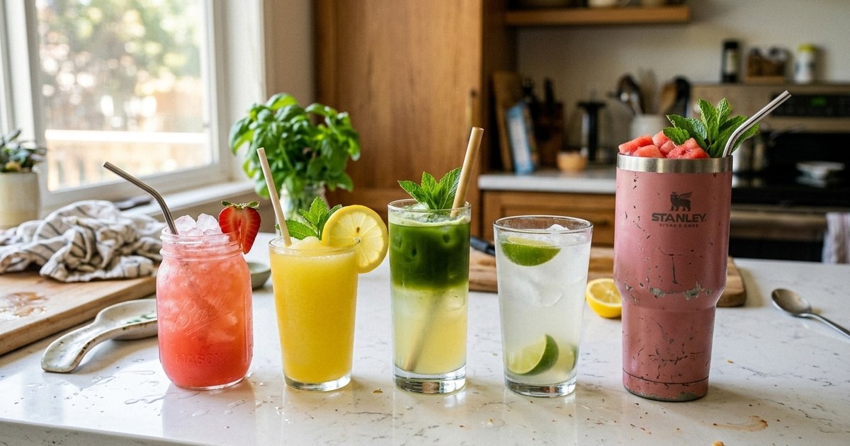 I tried 5 viral summer drink recipes so you don’t have to