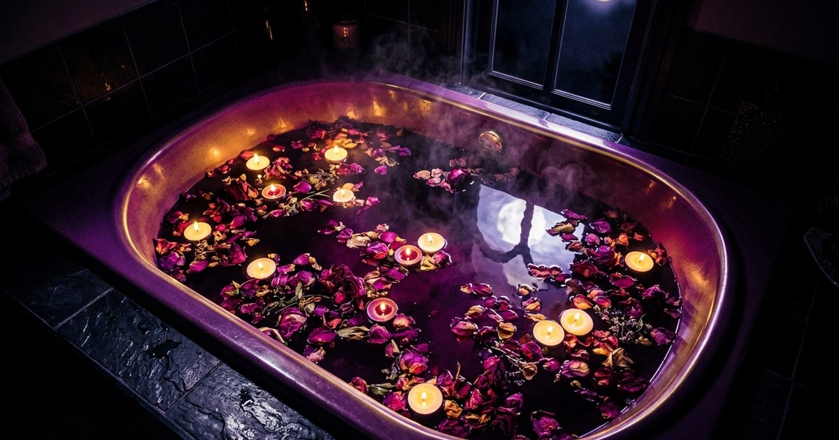 Waxing gibbous moon bath ritual: what you actually need
