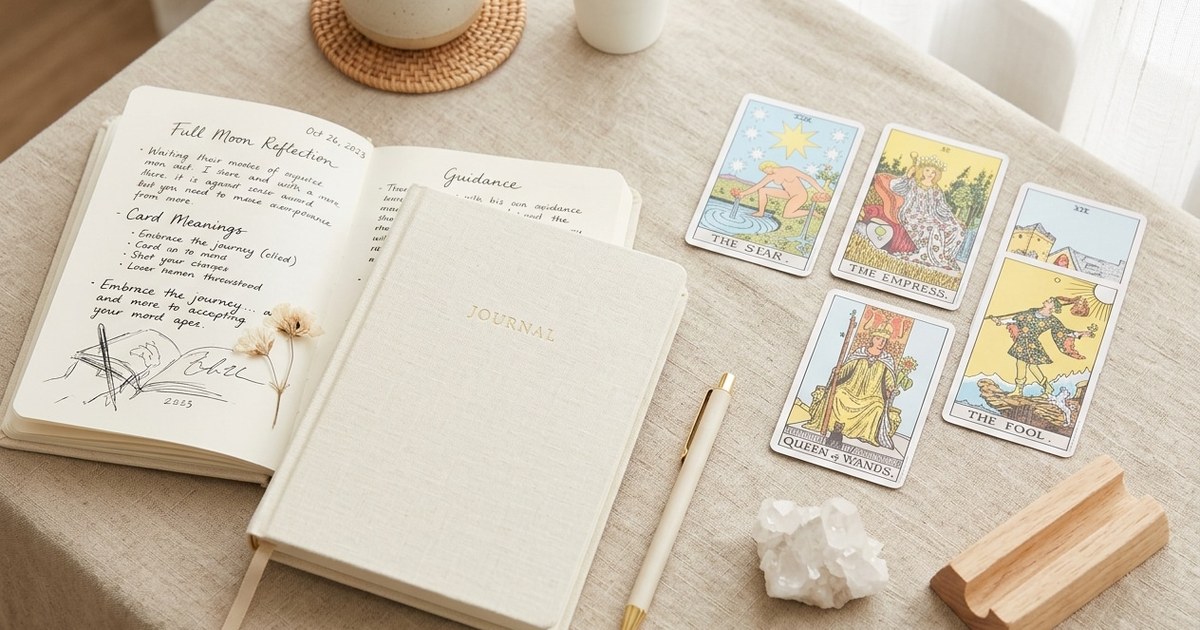 What is a tarot journal — and how do you actually use one?